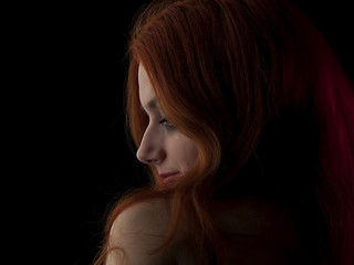 Image showing Red-haired beauty