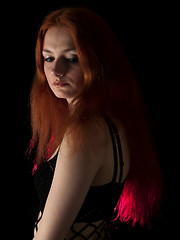 Image showing Red-haired beauty