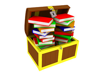 Image showing Pile of books