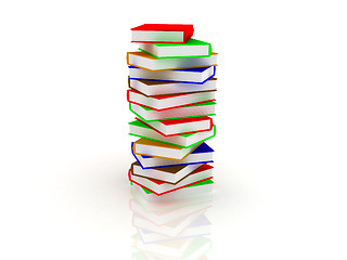 Image showing Pile of books