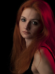 Image showing Red-haired beauty