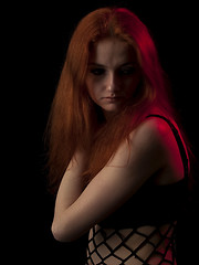 Image showing Red-haired beauty