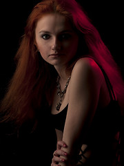 Image showing Red-haired beauty