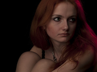 Image showing Red-haired beauty