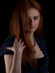 Image showing Red-haired beauty