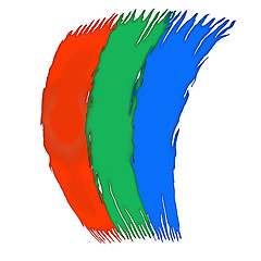 Image showing three colors