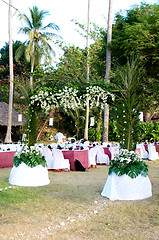 Image showing Wedding reception.