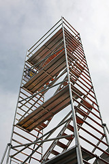 Image showing Tall scaffolding