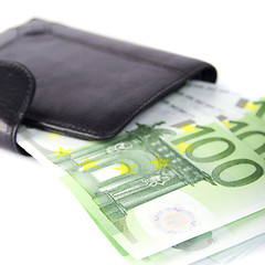 Image showing euro and a purse