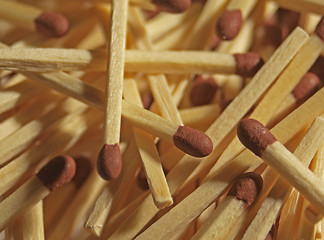 Image showing Matchsticks .      