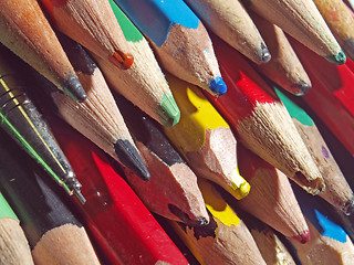 Image showing Multicoloured pencils.   