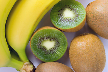 Image showing kiwi and banana