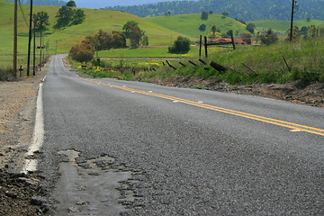 Image showing Infinite Road