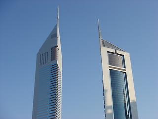 Image showing Emirates Towers in Dubai