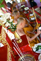 Image showing Thai monks