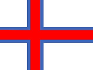 Image showing Faroe Flag