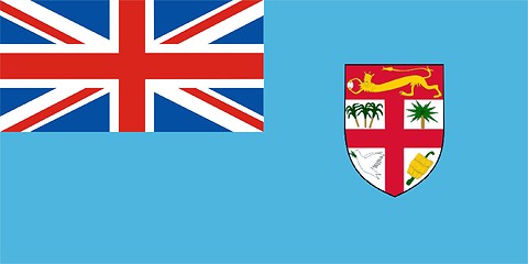 Image showing Fiji Flag