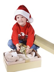 Image showing santa boy