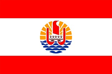 Image showing French Polynesia Flag