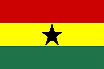 Image showing Ghana Flag
