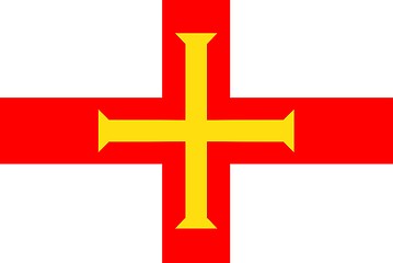 Image showing Guernsey Flag