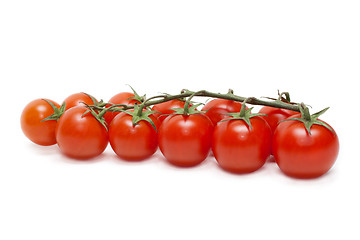 Image showing Red tomatoes cherry five
