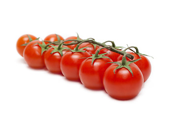 Image showing Red tomatoes cherry four