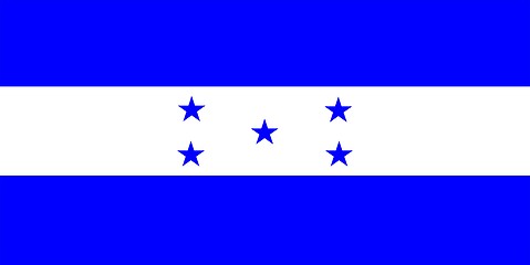 Image showing Honduras Flag