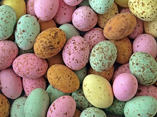 Image showing Easter, chocolate sweets.