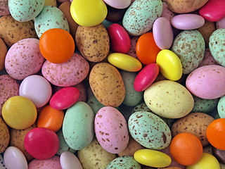 Image showing Easter, chocolate sweets.