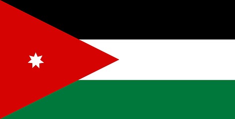 Image showing Jordan Flag