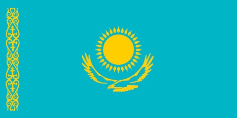 Image showing Flag Of Kazakhstan