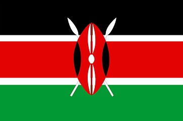 Image showing Kenya Flag