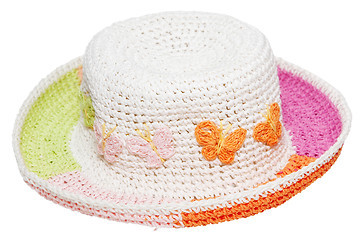 Image showing Wicker Children's hat.