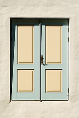 Image showing wooden door