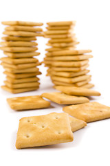 Image showing three stacks of cookie