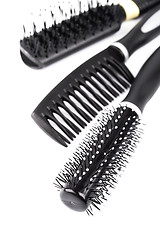 Image showing three hairbrushes