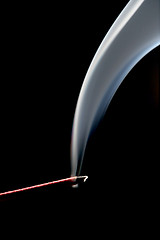 Image showing incense over black