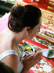 Image showing Buddhist wedding.