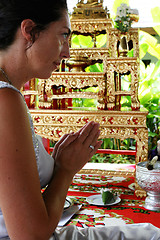 Image showing Buddhist wedding.