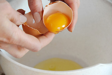 Image showing Making cookies