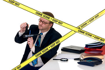 Image showing CSI crime scene investigator