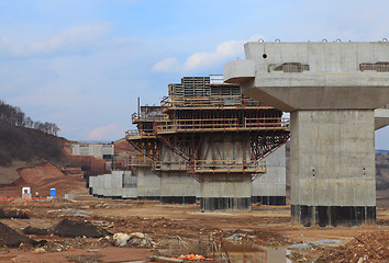 Image showing Highway construction site