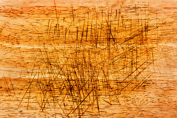 Image showing Wood chopping board texture