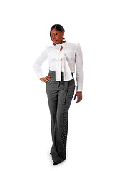 Image showing African business woman