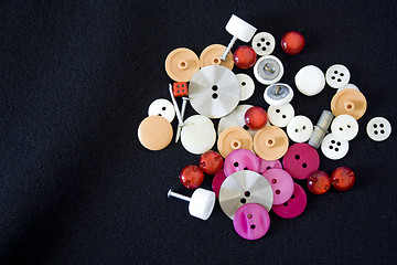 Image showing buttons, dice and nails