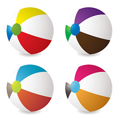 Image showing beach ball set