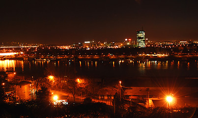 Image showing Belgrade night view