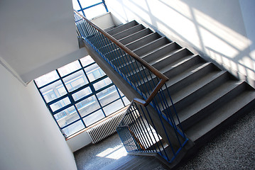 Image showing Gray stairs