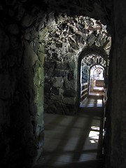 Image showing Dark passage